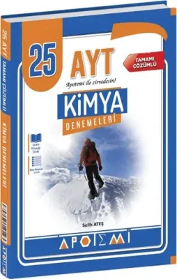 Apotemi Yayınları YKS AYT Deneme 25'li Kimya