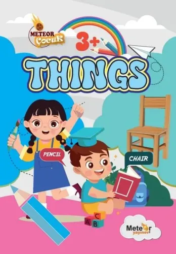 Things (Eşyalar); Türkçe – İngilizce Boyama Kitabı