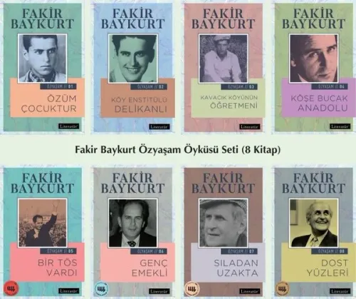 Fakir Baykurt Özyaşam Öyküsü Seti (8 Kitap Takım)