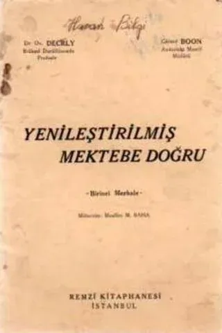 Yenileştirilmiş Mektebe Doğru