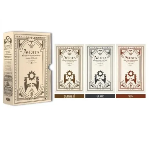 Avesta (Kahverengi, Gri, Kırmızı Renk)