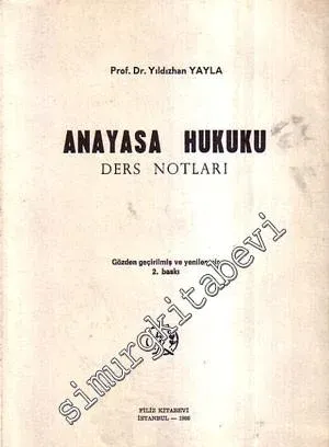 Anayasa Hukuku Ders Notları -
