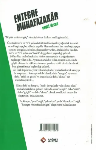 Entegre Muhafazakar Vedat Özcan Rağbet %46 indirimli
