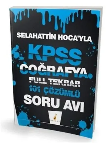 Pelikan Selahattin Hoca'yla KPSS Coğrafya Ful Tekrar 101 Çözümlü Soru Avı (Yeni)