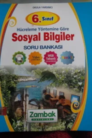 6. Sınıf Hücreleme Yöntemine Göre Sosyal Bilgiler Soru Bankası CD'li