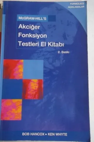 Akciğer Fonksiyon Testleri El Kitabı