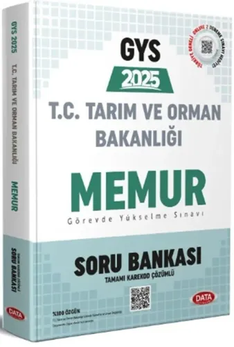 Data Yayınları 2025 GYS Tarım ve Orman Bakanlığı Memur Soru Bankası