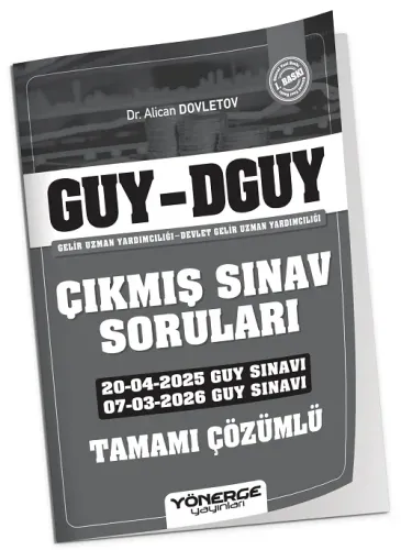 Yönerge Yayınları 2027 GUY DGUY Gelir Uzman Yardımcılığı 2025-2026 Çık