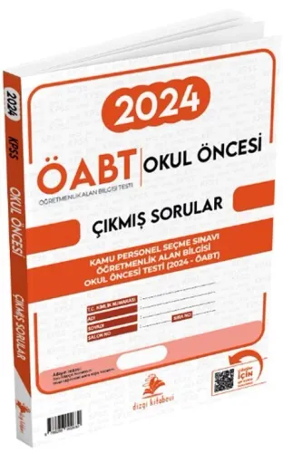 Dizgi Kitap Meb Ags Öabt Okul Öncesi Video Çözümlü 2024 Sınavı Tek Fasikül Orijinal Çıkmış Sorular