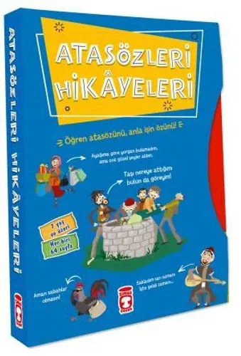 Atasözleri Hikayeleri Set - (5 Kitap)