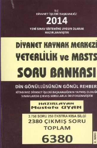 Diyanet Kaynak Merkezi Yeterlilik ve MBSTS Soru Bankası