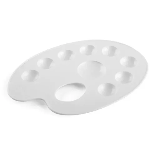 HATAS BÜYÜK  BOY - OVAL  RESİM  PALETİ     ( GODELİ )      30 cm.