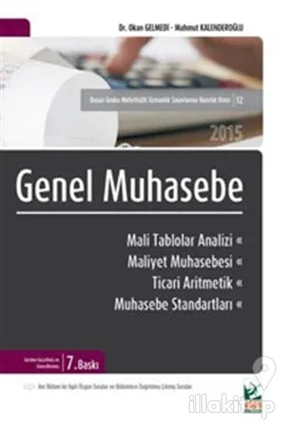 Genel Muhasebe ve Mali Tablolar Analizi 2015