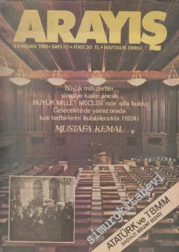 Arayış Haftalık Dergi - Sayı: 10      Nisan