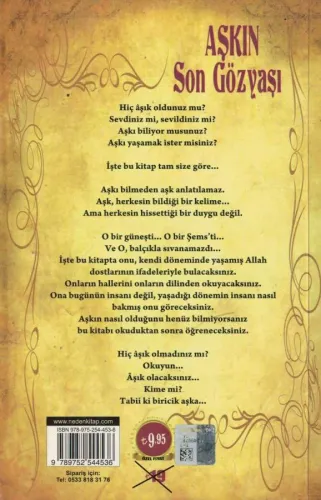 Aşkın Son Gözyaşı Şems-i Tebrizi Tayfun Yüksel Neden Kitap %43 indirim