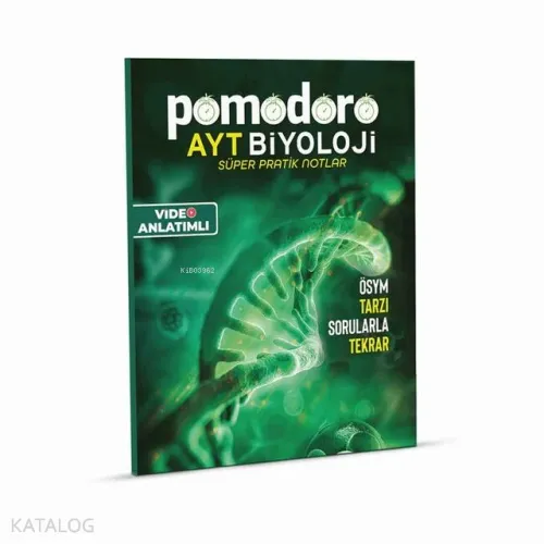 Pomodoro AYT Biyoloji Konu Soru Süper Pratik Notlar