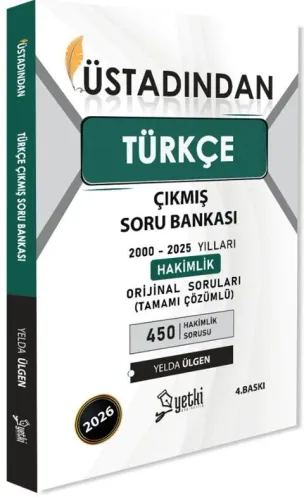 Yetki Yayınları 2026 Üstadından Türkçe Çıkmış Soru Bankası