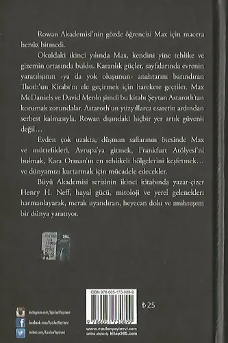 Büyü Akademisi / İkinci Kuşatma Henry H.Neff Epsilon Yayıncılık %50 in