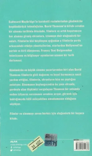 Filmler Hayatımızı Nasıl Etkiler David Thomson Alfa Yayınları %50 indi