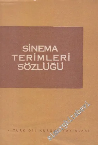 Sinema Terimleri Sözlüğü -        1963