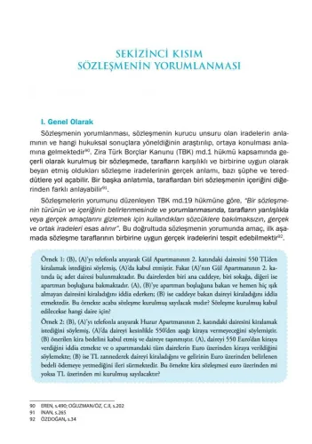 Borçlar Hukuku - Genel Hükümler