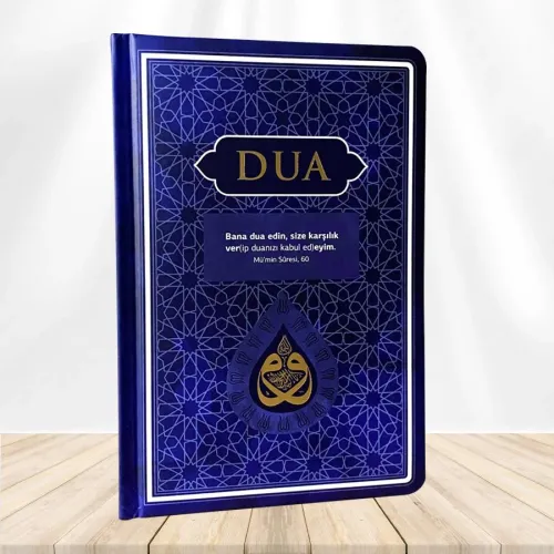 DUA (Evrâd-ı Şerîfe) Rahle Boy Genişletilmiş Yeni Baskı Lacivert