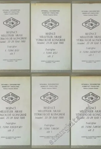 Beşinci Milletler Arası Türkoloji Kongresi 6 Kitap TAKIM -         1985
