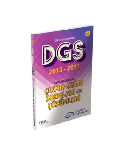 Murat Yayınları Dgs 2013-2017 Tamamı Orijinal Çıkmış Sınav Soruları Ve Çözümleri