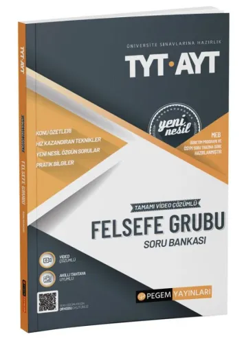 Pegem Yayınları TYT AYT Felsefe Grubu Soru Bankası