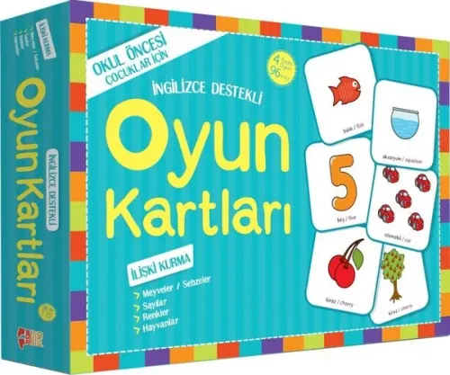 İngilizce Destekli Oyun Kartları İlişki Kurma