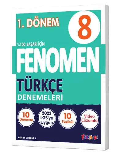Fenomen Yayınları 8.Sınıf Türkçe Denemeler 1. Dönem