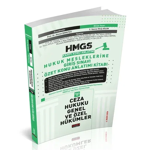 HMGS Kampı Özet Konu Anlatımı Ceza Hukuku Genel ve Özel Hükümler
