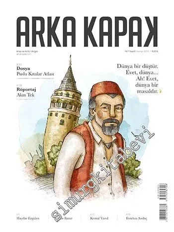 Arka Kapak Kitap ve Kültür Dergisi - Dosya: Puslu Kıtalar Atlası - Sayı: 9      Haziran