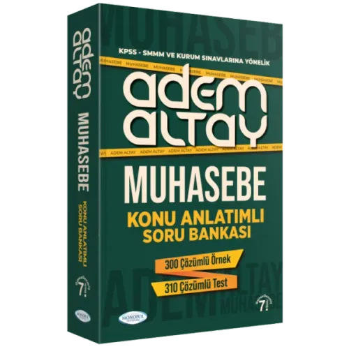 MONOPOL Muhasebe Konu Anlatımlı Soru Bankası