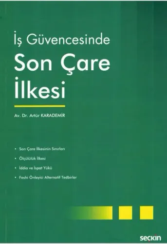 İş Güvencesinde Son Çare İlkesi