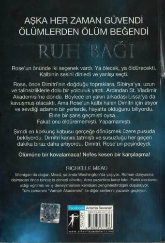 Ruh Bağı / Vampir Akademisi-5 Richelle Mead Artemis Yayınları %63 indi