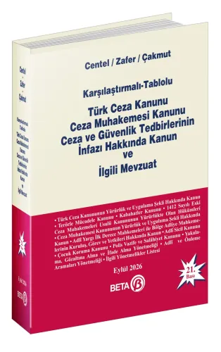 Türk Ceza Kanunu Ceza Muhakemesi Kanunu Ceza ve Güvenlik Tedbirlerinin