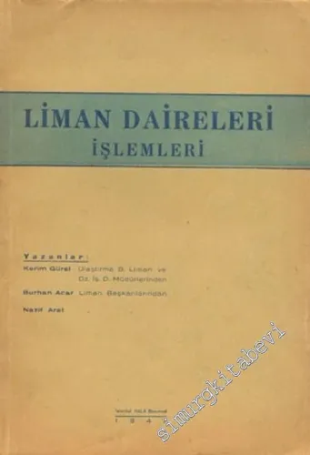 Liman Daireleri İşlemleri -        1947