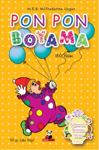 Eğlenceli Boyama Dizisi 5-Pon Pon Boyama