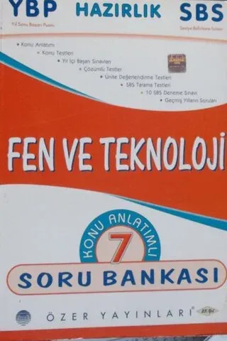 Fen ve Teknoloji 7 Soru Bankası - Konu Anlatımlı