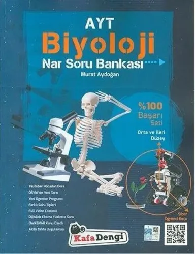 Kafadengi AYT Biyoloji Nar Soru Bankası Orta ve İleri Düzey-YENİ Kafad