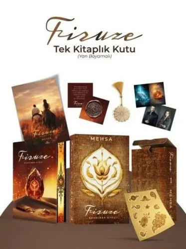 Firuze 1: Kehribar Ateşi – Tek Kitaplık Kutu Yan Boyamalı