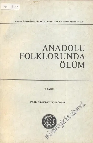 Anadolu Folklorunda Ölüm -        1979