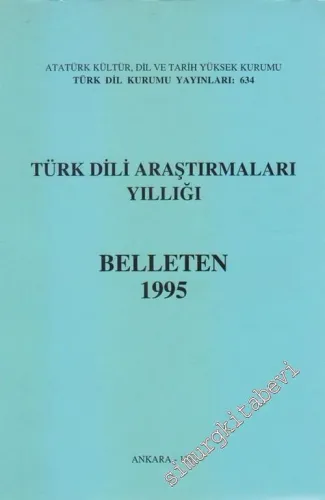 Türk Dili Araştırmaları Yıllığı, Belleten 1995 -        1997