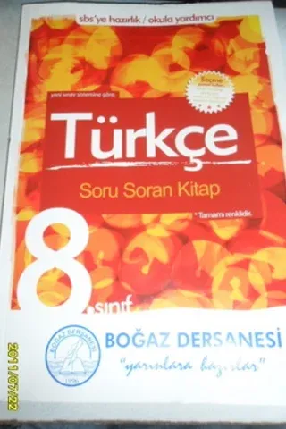 8.Sınıf Türkçe Soru Soran Kitap
