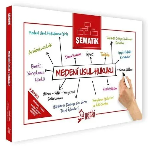 Yetki Yayınları 2026 Şematik Medeni Usul Hukuku