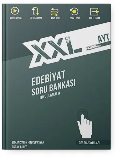 Dersia Yayınları AYT XXL Edebiyat Uygulamalı Soru Bankası