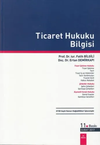Ticaret Hukuku Bilgisi