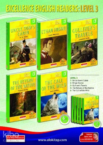 Excellence English Readers Set - Level 3 ( 5 Kitap )