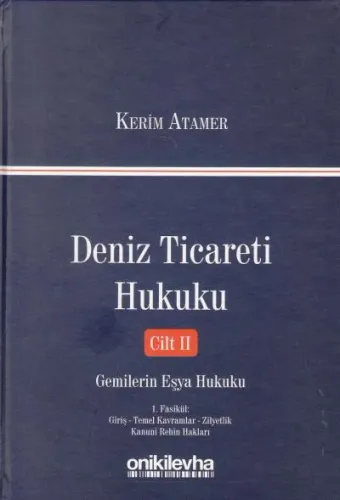 Deniz Ticareti Hukuku Cilt II